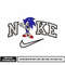 Nike x sonic embroidery design