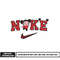 Nike Pucca embroidery design