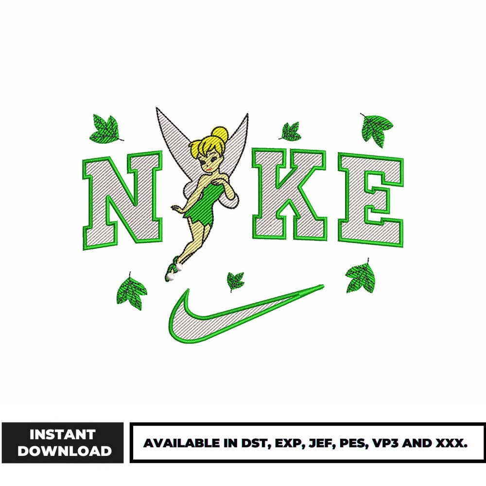 Nike x Thinkerbell embroidery design