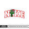Nike Grinch embroidery design