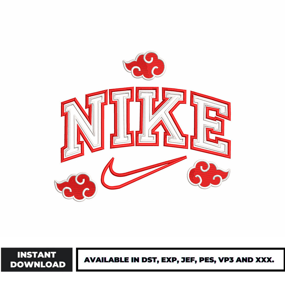 Nike akatsuki embroidery design