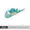 Swoosh Squirtle embroidery design