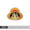Luffy head anime embroidery design