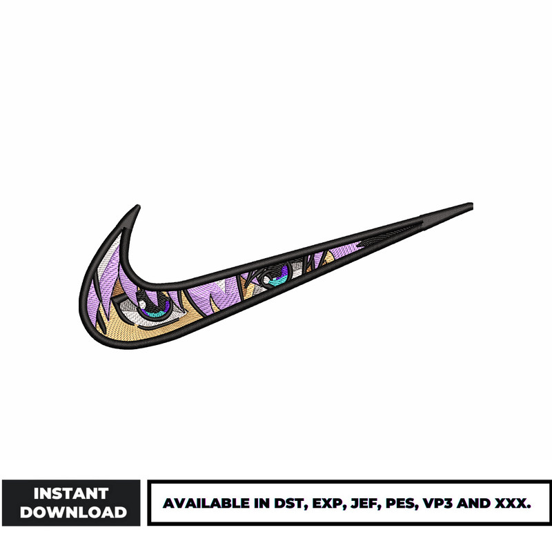 Killua eyes nike embroidery design