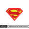 Superman symbol embroidery design
