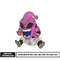 Majin Buu embroidery design
