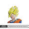 Goku Super Saiyan embroidery design