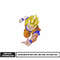 Goku super saiyan embroidery design
