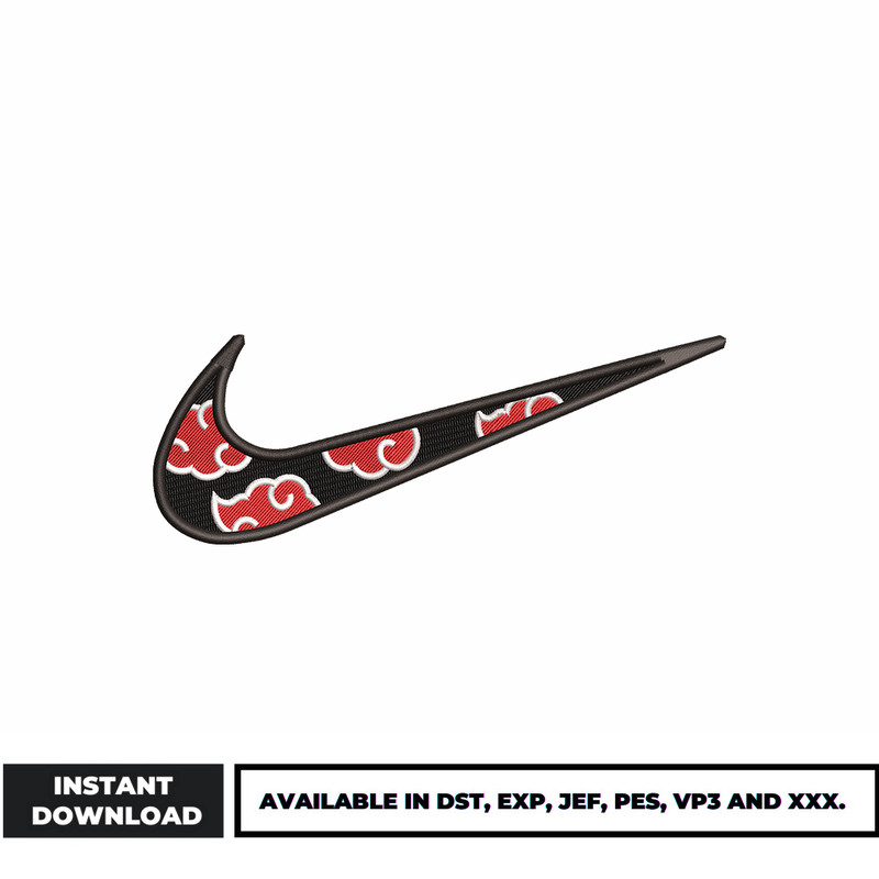 Akatsuki Logo Nike embroidery design