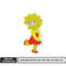 Lisa Simpson embroidery design