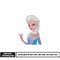 Elsa Frozen embroidery design