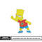 Bart Simpson embroidery design