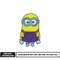 Phil minion embroidery design