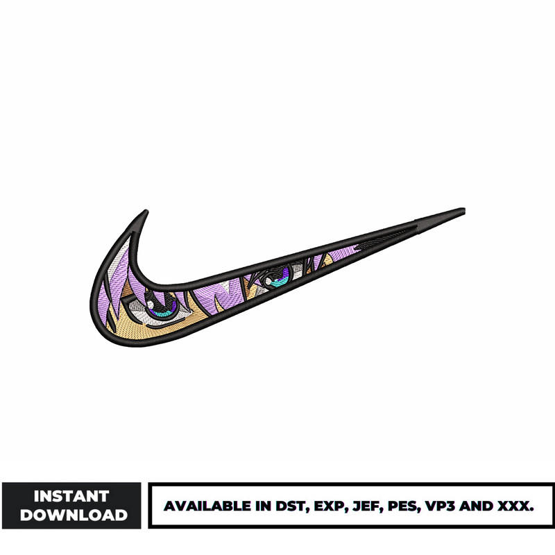 Killua eyes Nike embroidery design