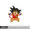 Goku kid embroidery design