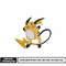 Raichu anime embroidery design