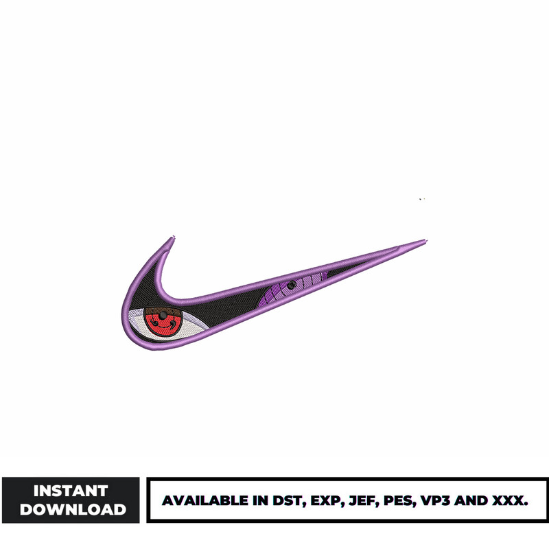 Sharingan Logo Nike embroidery design