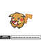 Pikachu chibi embroidery design