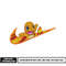 Nike X Charmander embroidery design