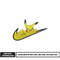 Pikachu logo nike embroidery design