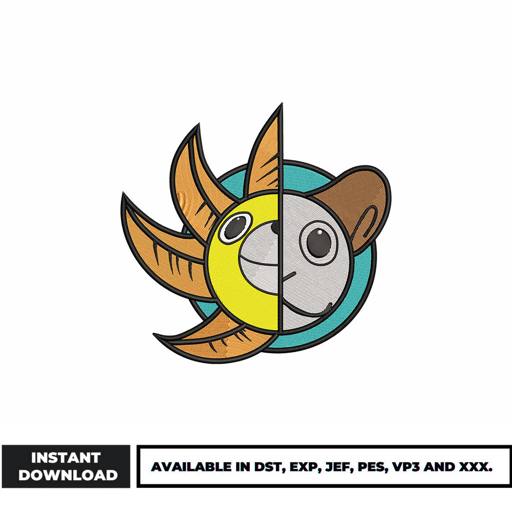 Merry x Sunny embroidery design