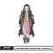 Kamado Nezuko embroidery design