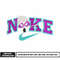 Nike Gwen Stacy embroidery design