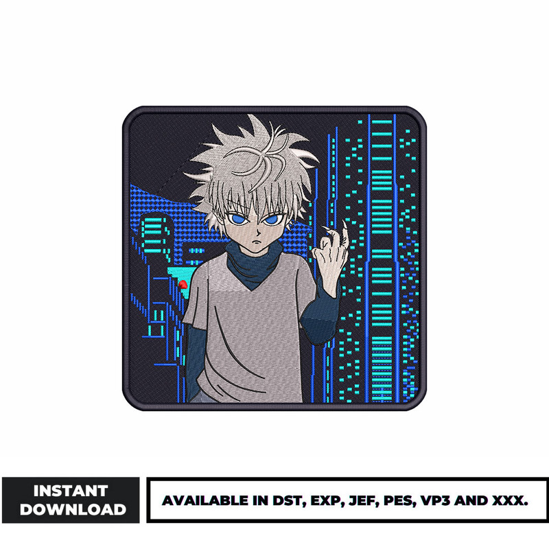 Killua Archives embroidery design
