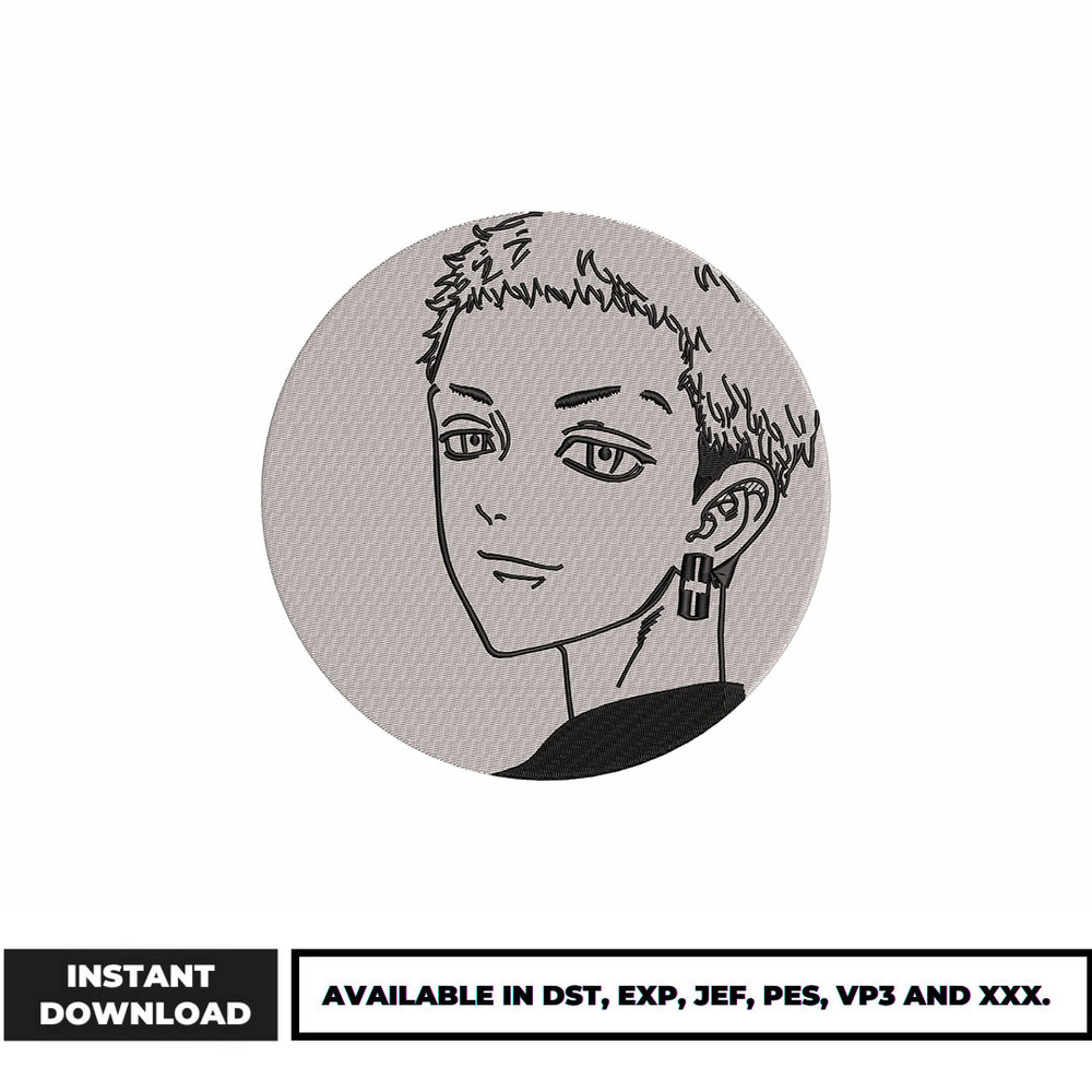 Takashi Mitsuya embroidery design