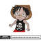 Luffy kid embroidery design