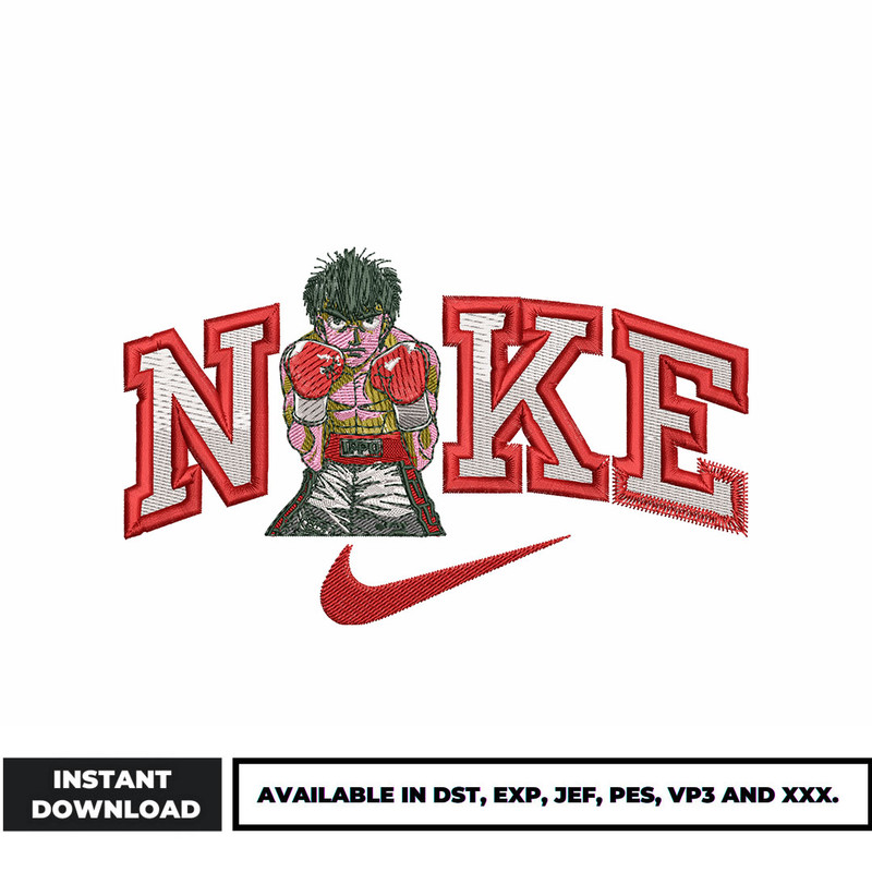 Swoosh Kenta Kobashi embroidery design