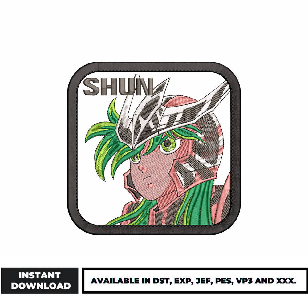 Andromeda Shun embroidery design