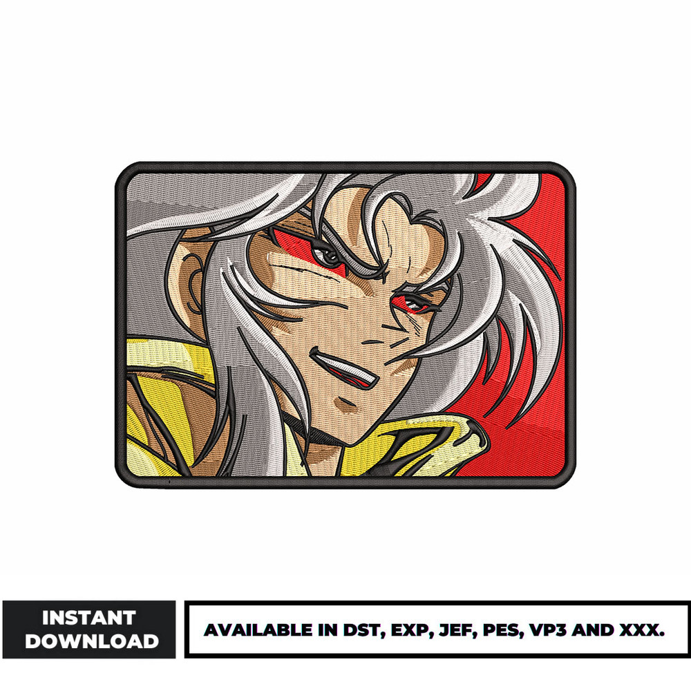 Gemini Saga embroidery design