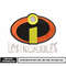 Los Increibles logo embroidery design