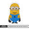 Minion Kevin embroidery design