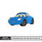 Disney car sally embroidery design