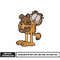 Garfield embroidery design