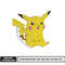 Pikachu embroidery design