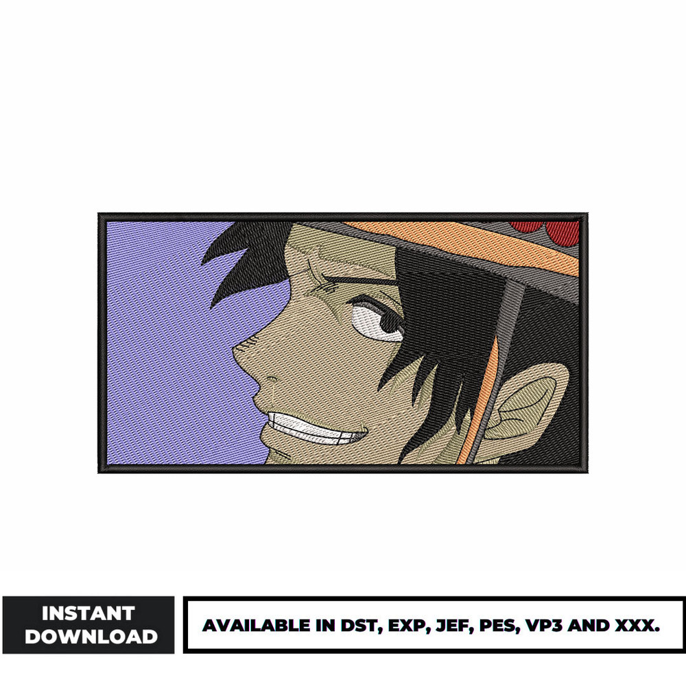 Ace box embroidery design