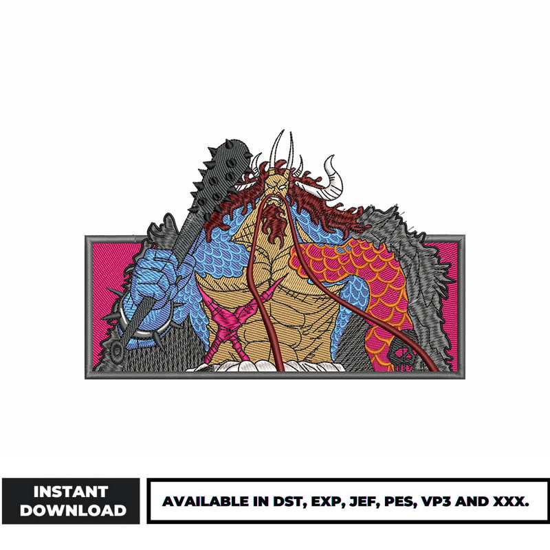 Kaido box embroidery design