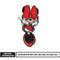 Minnie mouse read embroidery design