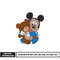 Mickey baby embroidery design