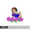 Princess Snow White embroidery design