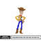 Woody cowboy embroidery design