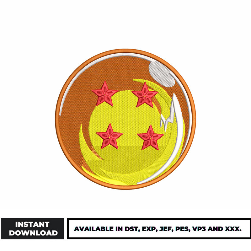 Four Star embroidery design