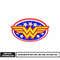 Wonder Woman logo embroidery design