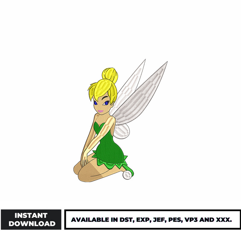 Tinker Bell embroidery design