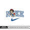 Princess snow white Nike embroidery design