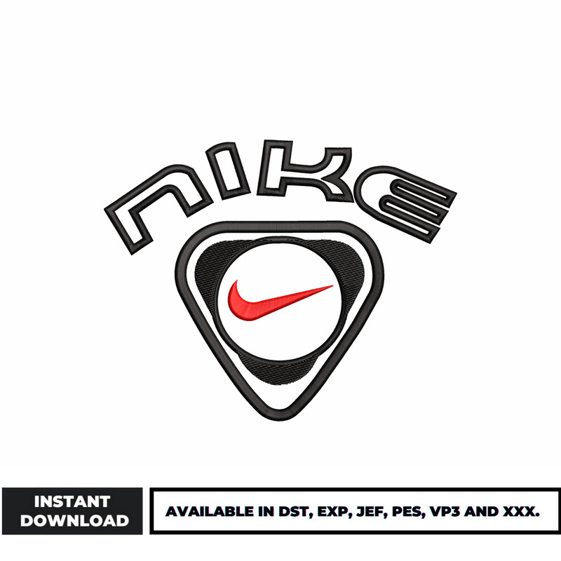 Logo nike embroidery design