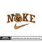 Nike pumpkin Halloween embroidery design